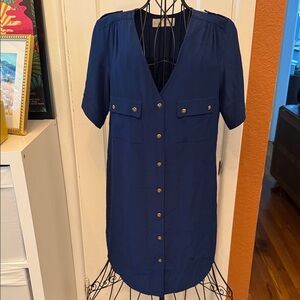 Amanda Uprichard Navy Dress-Sz S